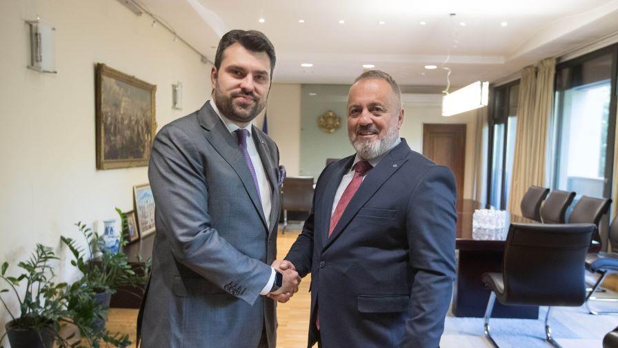 Люпчо Георгиевски се срещна с президента Румен Радев и с външния министър Георг Георгиев